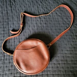 Portland Leather Large Circle Crossbody